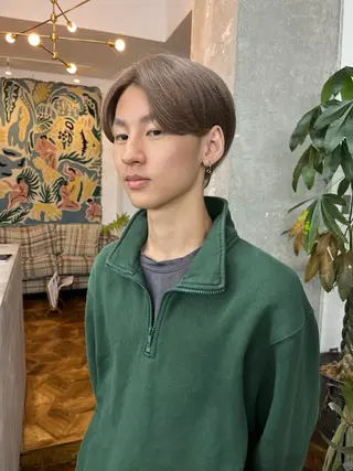 メンズ ハシモトタケル🌿 ボブ/レイヤーカットのヘアスタイル
