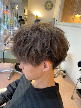 ショート カラー パーマ メンズ BOSHU HAIR所属・【メンズ特化】 茅野　洋介のヘアスタイル
