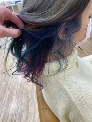 カラー SALOWIN栄 高須大貴のヘアスタイル