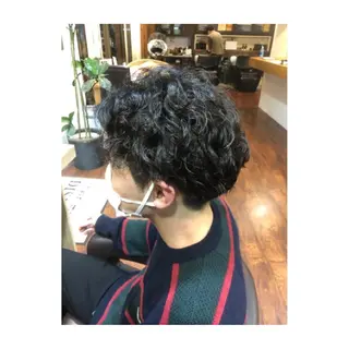 パーマ メンズ 玉田 夕貴のヘアスタイル