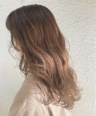 ロング カラー パーマ ヘアアレンジ メンズ キッズ ネイル マツエク・マツパ 🌈デザインヘア職人 Kaede🌈のヘアスタイル