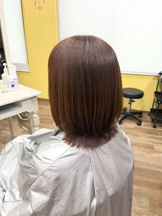 ミディアム カラー ⭐︎BORDER⭐︎ ⭐︎Hitomi⭐︎のヘアスタイル