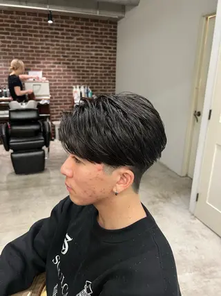 ショート tomoメンズ特化 /パーマ/カットのヘアスタイル