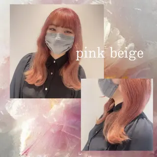 セミロング カラー ヘアアレンジ 🎀トップスタイリ スト湯川響🎀のヘアスタイル