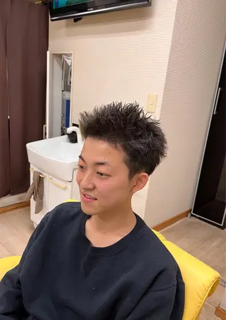 ショート ヘア ブンブンのヘアスタイル