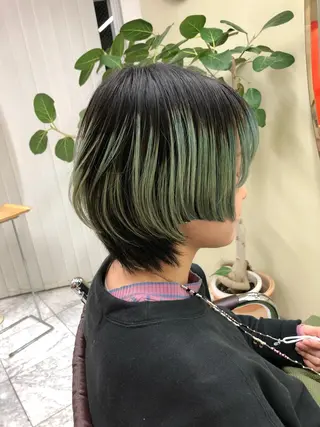 ショート カラー tokute Takahashiのヘアスタイル