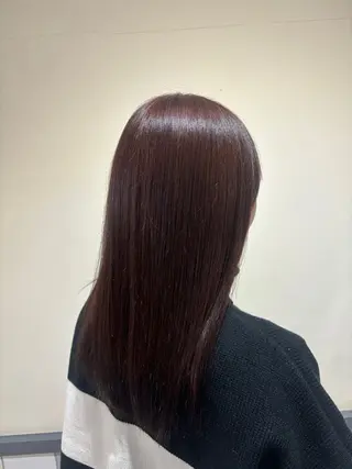 ミディアム カラー 友成 星来のヘアスタイル