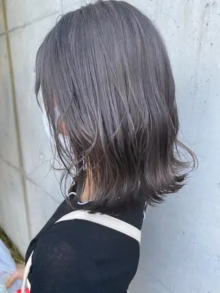 ミディアム カラー フリーランス美容師 MIZUKIのヘアスタイル