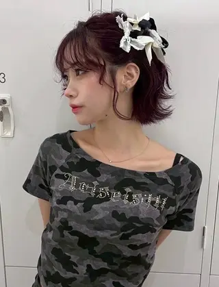 ヘアアレンジ euphoria新宿通り所属・新宿❤︎ヘアセット ♡YUMEのヘアスタイル