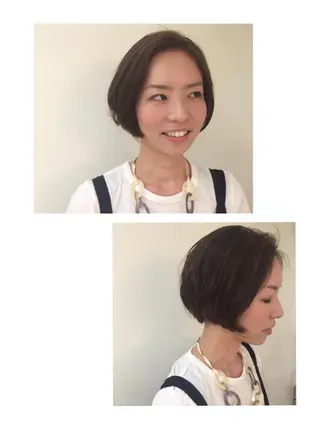 ショート 稲田 結衣夏のヘアスタイル