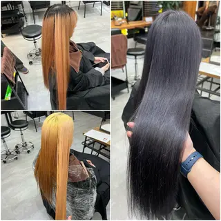 ロング カラー ショート/ウルフ カットモデル募集のヘアスタイル