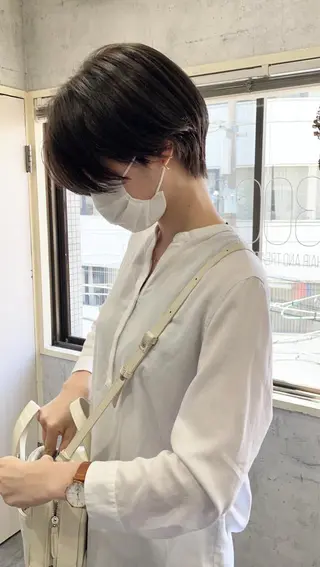 ショート ウルフ/デザイン/ 大阪/タカハシユウキのヘアスタイル