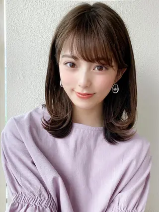 ミディアム カラー ☺︎ Naomiのヘアスタイル