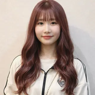 セミロング powderhair_luminity所属・矢澤涼夏 🎀ツヤ髪のヘアスタイル