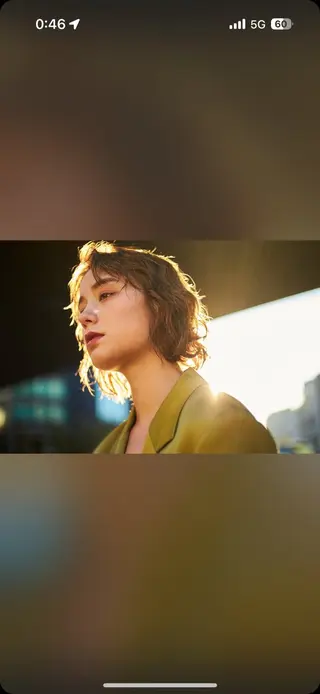 ショート カラー パーマ 井手口 佑弥のヘアスタイル