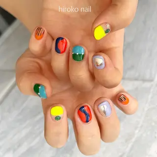 ショート ネイル hiroko nailのネイルデザイン