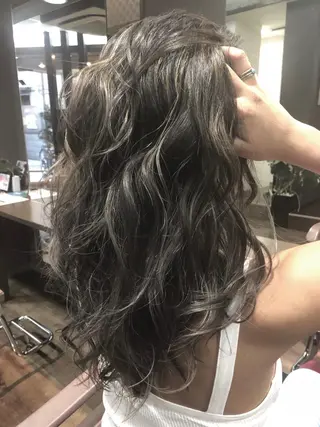 ロング カラー pep natsumiのヘアスタイル