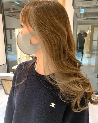 セミロング カラー 寺山 雄哉のヘアスタイル