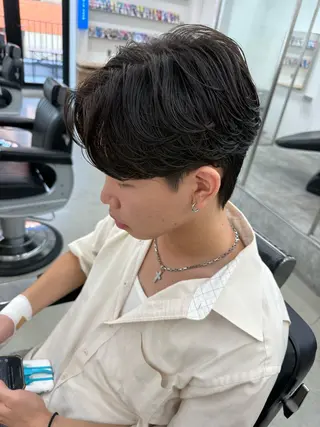 パーマ メンズ 🔥波巻き/ツイスパ 特化🔥メンズパーマのヘアスタイル