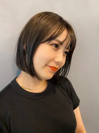 ミディアム カラー 砂原 ひよりのヘアスタイル