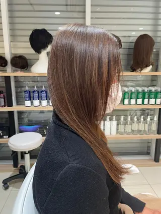 ロング カラー 銀座シロー　村山 レツのヘアスタイル
