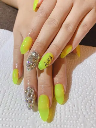 ロング shandy nailのネイルデザイン