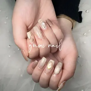 ネイル 𝐲𝐮𝐦𝐢🎀 長さ出しデザイン専門のネイルデザイン