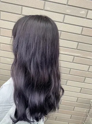 ロング カラー ヘアアレンジ あべ しおりのヘアスタイル