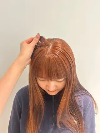 ロング カラー ブリーチなしWカラー ／レイヤー🎀マリノのヘアスタイル