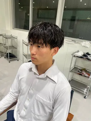 メンズ シャドウパーマ 田形清流のヘアスタイル