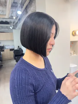 ショート カラー レイヤー/顔周り /いいぬまみかのヘアスタイル