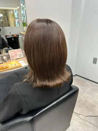 ミディアム カラー アッシュカラーやアレ ンジ得意🌿RIKOのヘアスタイル