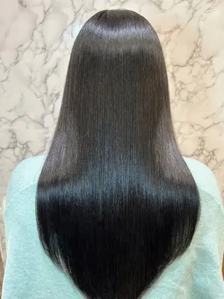 ロング カラー パーマ 新宿✨顔周りカット 韓国ヘア/坂本亜裟海のヘアスタイル