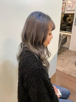 ロング 亀井 明美のヘアスタイル