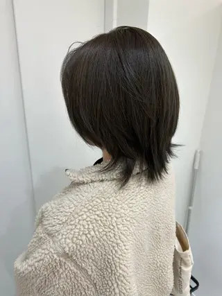 ミディアム カラー レイヤー/ナチュラル 💐nao.のヘアスタイル