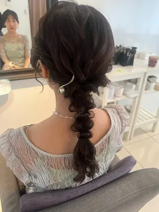 ヘアアレンジ 大人可愛いヘアメイク 💋🧚‍♀️しずかのヘアスタイル