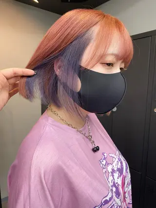 ショート maco 艶感ハイトーン🦋のヘアスタイル