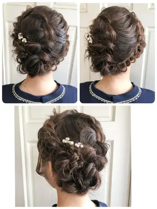 ヘアアレンジ ショート✨ボブ✨代表 新田見美仁のヘアスタイル