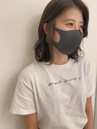 ミディアム カラー 吉田 光佑のヘアスタイル