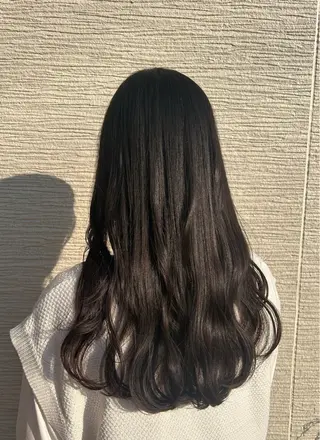 ロング 村上 玲奈のヘアスタイル