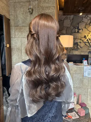 ロング カラー ヘアアレンジ 名駅/垢抜けカラー/ 髪質改善/リナ♡のヘアスタイル