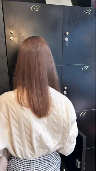 セミロング カラー 🫧🧸カラーヘアメ 🫧MIO🧸🫧のヘアスタイル