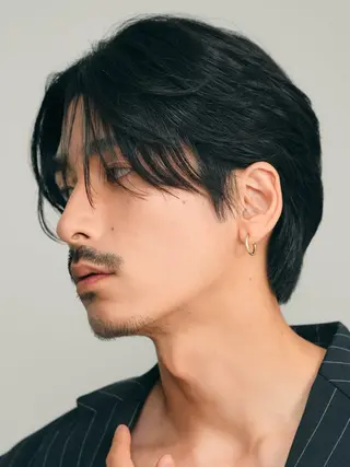 ショート パーマ メンズ fifth men's harajuku所属・fifthメンズ原宿 波巻きパーマ平居俊太のヘアスタイル