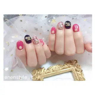 ショート ネイル 👑enen style👑のネイルデザイン