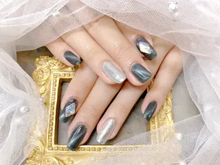 ネイル マジック ミラーのネイルデザイン