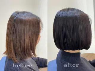 ショート ✨似合わせボブ✨ 縮毛矯正のヘアスタイル