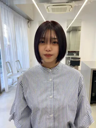 ショート カラー yuna/ボブカット /ハイトーンカラーのヘアスタイル