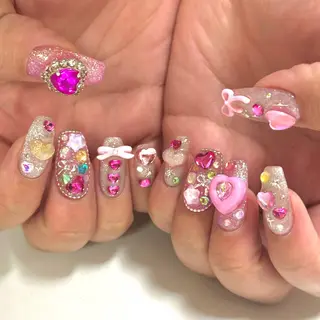 ネイル 【OKIKA】 らん🦖🌈🧡のマツエク・マツパデザイン