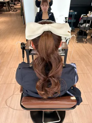 セミロング 🎀大竹美侑／顔まわ りカット／レイヤーのヘアスタイル