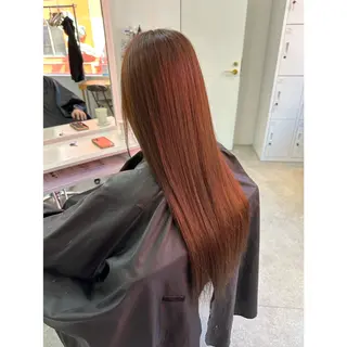 ロング 韓国ヘア×ハイトーン AYA💫のヘアスタイル